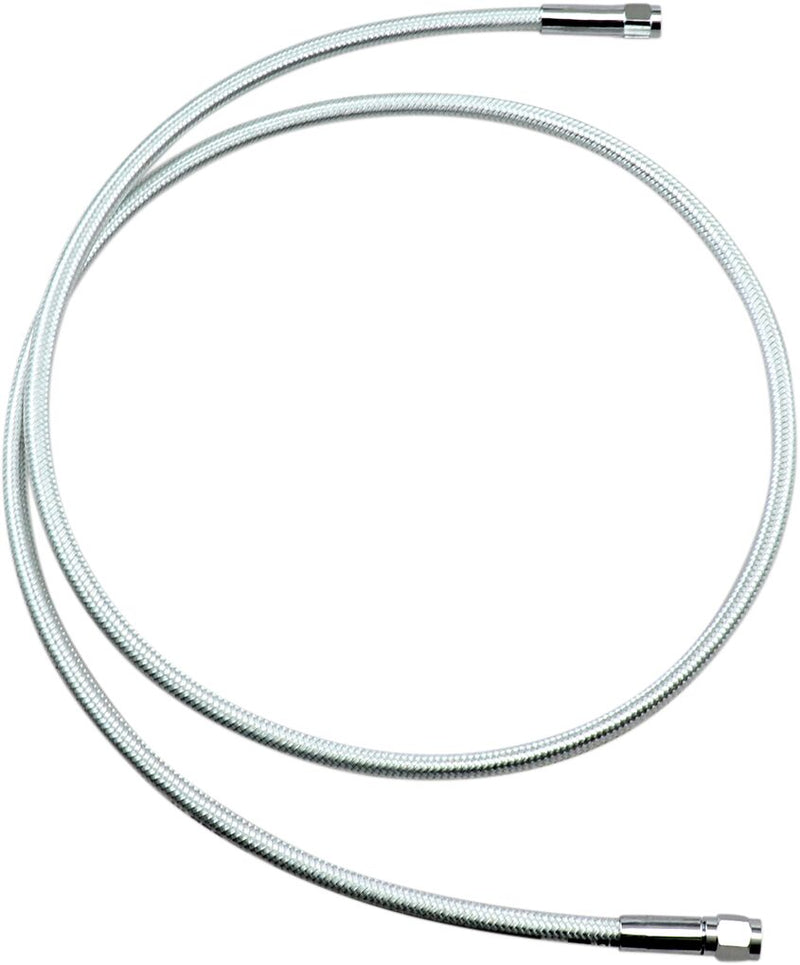 Braided Universal ABS Brake Line Chrome - 122 CM