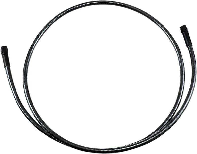 Braided Universal ABS Brake Line Black / Black Pearl - 132 CM