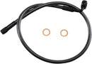 Alternative Length Designer Series ABS-Specific Upper Brake Line Kit Black / Black Pearl For Harley Davidson FXDR 1868 ABS - 66 CM