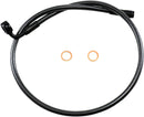 Alternative Length Designer Series ABS-Specific Upper Brake Line Kit Black / Black Pearl For Harley Davidson FXDR 1868 ABS - 76 CM