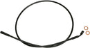 Alternative Length XR Extreme Response Upper Brake Line Black / Chrome / Polished - 66 CM