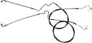 XR Lower Brake Line Black For Harley Davidson FLHR 1690 ABS - 137 CM