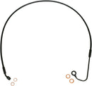 XR Stainless Upper Brake Line Black For Harley Davidson FLS 1690 - Oversize [+20.3 CM]