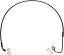 XR Stainless Upper Brake Line Black For Harley Davidson FLS 1690 ABS - Oversize [+15.2 CM]