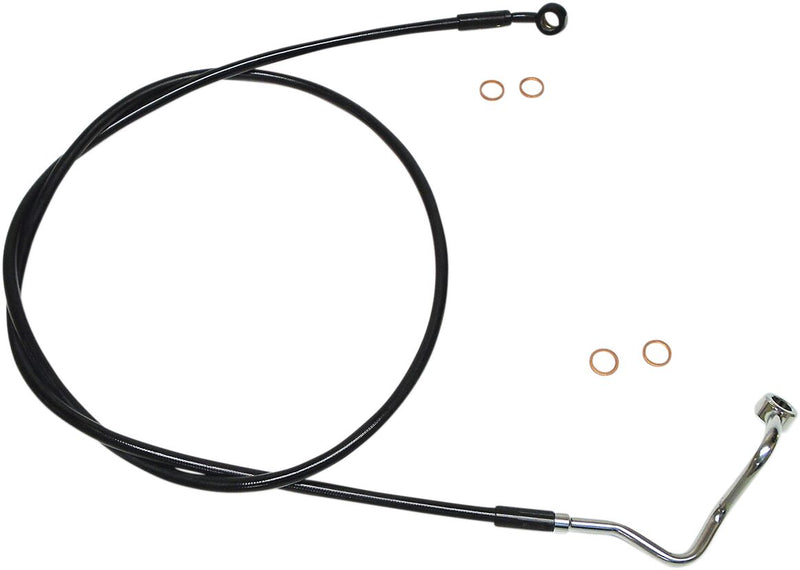 XR Stainless Upper Brake Line Black For Harley Davidson FLRT 1750 ABS - Oversize [+10.2 CM]