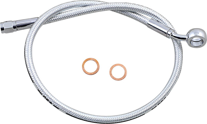 Alternate Length Upper Brake Line Chrome - 61 CM