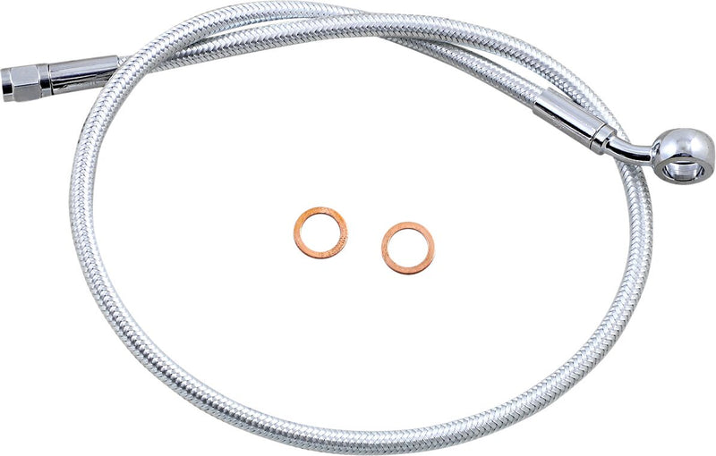Alternate Length Upper Brake Line Chrome - 71 CM