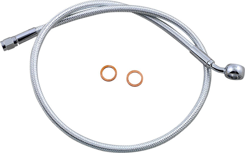 Alternate Length Upper Brake Line Chrome - 76 CM