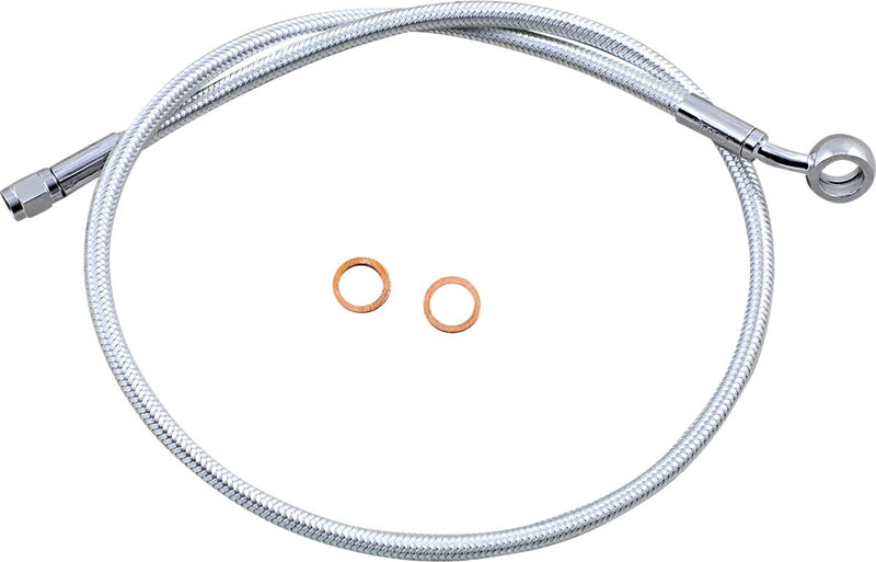 Alternate Length Upper Brake Line Chrome - 81.5 CM