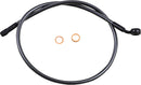 Alternate Length Upper Brake Line Black / Black Pearl - 86.5 CM
