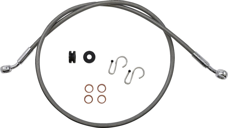 XR Stainless Brake Line Kit Chrome For Indian SCOUT 60 ABS - Oversize [+10.2 CM]