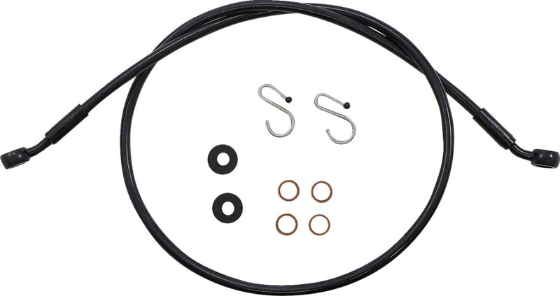 XR Stainless Brake Line Kit Black / Black Pearl For Indian SCOUT 60 ABS - Standard