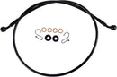 XR Stainless Brake Line Kit Black / Black Pearl For Indian SCOUT 60 ABS - Oversize [+10.2 CM]