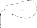 Braided Front Brake Line Chrome / Sterling Chromite II For Indian SCOUT 60 ABS 2018-2022
