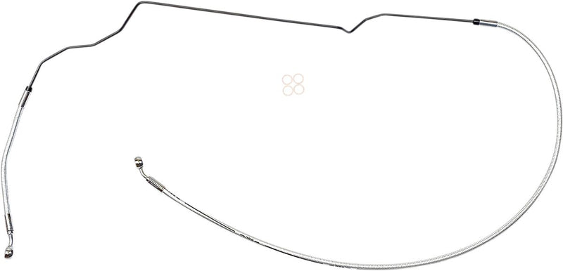Braided Front Brake Line Chrome For Indian SCOUT 60 ABS - Standard