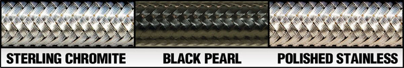 Braided Front Brake Line Black / Black Pearl For Indian CHALLENGER 108 ABS - Oversize [+10.2 CM]
