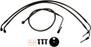 Midnight Braided Brake Line Kit Black / Midnight For Harley Davidson FLDE 1750 ABS - Standard