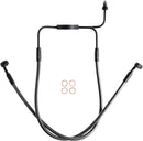KARBONFIBR Lower Brake Line Carbon Fiber / Silver For Harley Davidson FXDL 1340 - Standard