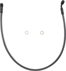 KARBONFIBR Designer Series ABS-Specific Front Upper Brake Kit Carbon Fiber / Silver For Harley Davidson FLS 1690 ABS - 66 CM