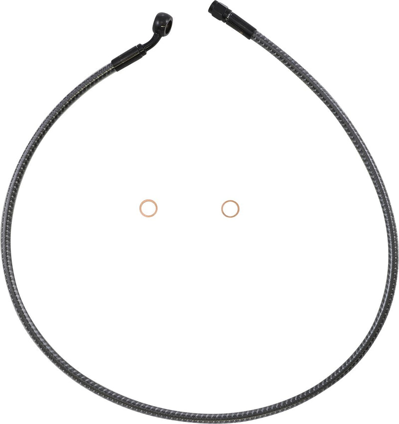 KARBONFIBR Designer Series ABS-Specific Front Upper Brake Kit Carbon Fiber / Silver - 86.5 CM