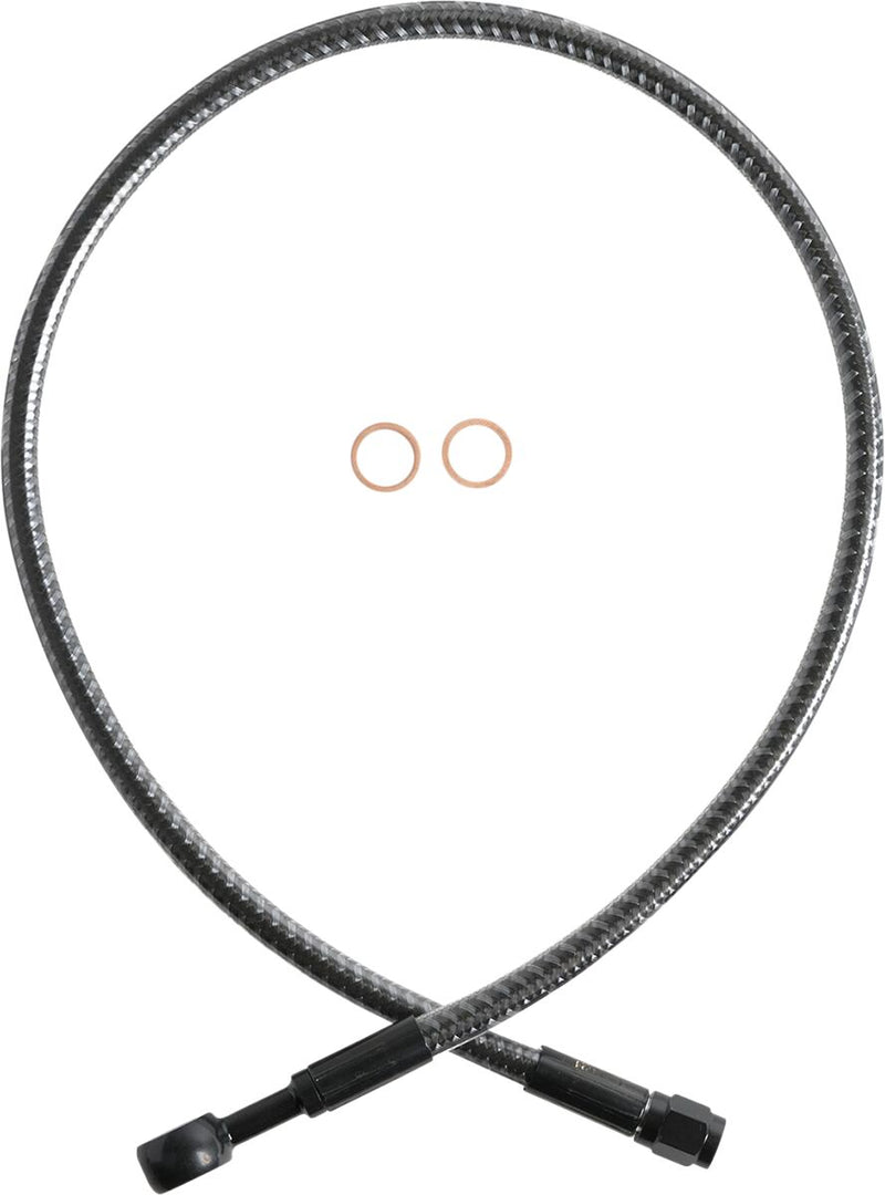 KARBONFIBR Designer Series ABS-Specific Front Upper Brake Kit Carbon Fiber / Silver - 63.5 CM