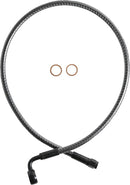 KARBONFIBR Designer Series ABS-Specific Front Upper Brake Kit Carbon Fiber / Silver For Harley Davidson FXDR 1868 ABS - 66 CM