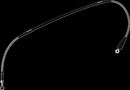 Stainless Steel Braided Brake Line Braided / Silver For Kawasaki KX 65 A 2001-2002