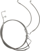 XR Lower Brake Line Clear / Stainless Steel For Harley Davidson FLHRXS 1868 ABS