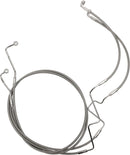 XR Lower Brake Line Clear / Stainless Steel For Harley Davidson FLHTK 1868 ABS