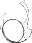 XR Lower Brake Line Clear / Stainless Steel For Harley Davidson FLTRK 1868 ABS