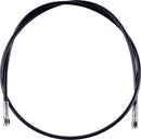 Universal XR Brake Line Black / Chrome - 112 CM