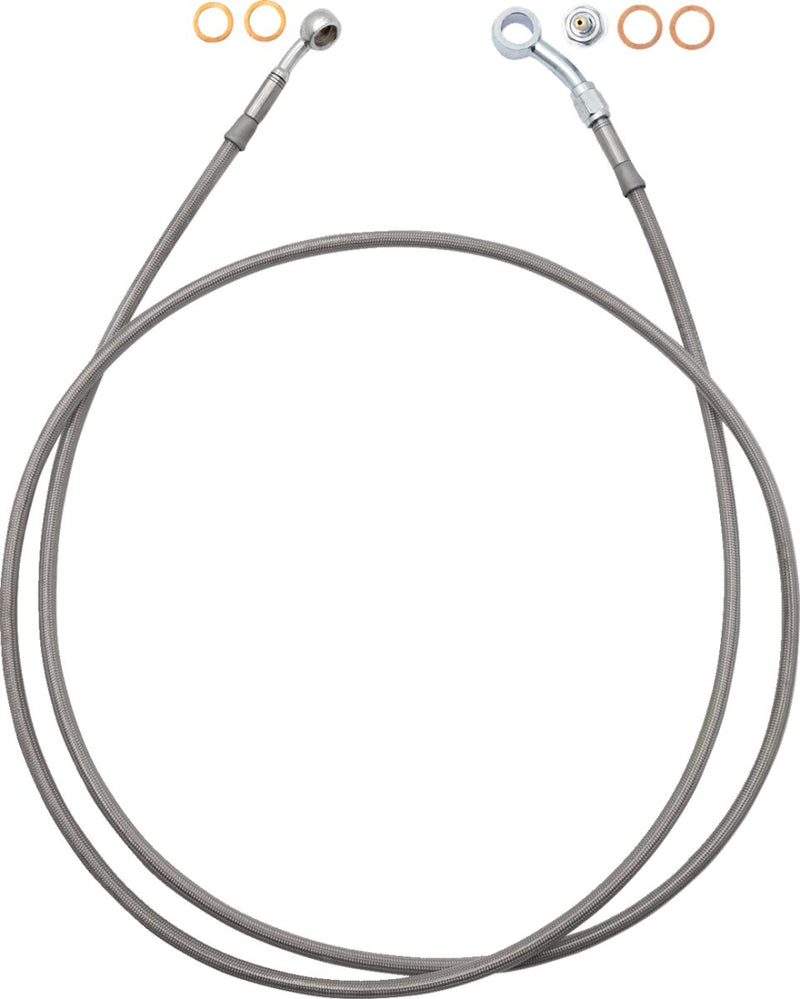 EZ Install Brake Line Clear PVC Coating / Stainless Steel - 157.5 CM | Vendor No. 110062