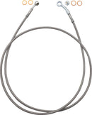 EZ Install Brake Line Clear PVC Coating / Stainless Steel - 165 CM