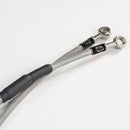 Brake Line Black / Silver / Stainless Steel For Ducati DESMO 450 EDX 2026