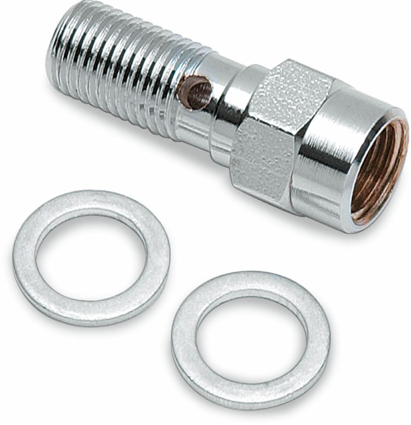 Banjo Bolt Adapter Chrome 3/8 Inch-24