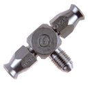 Tee Fitting Reusable For An-03 Hose Stainless-Steel 1X Male 3/8X24 Jic/Unf 2X An-3 Hose-Connector