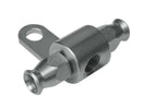 Brake Tee/ Switch Body With Mount Stainless-Steel 2X Male 3/8X24 Jic/Unf 1X Female 1/8 Npt