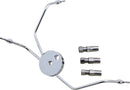 BYO® Build-Your-Own Brake Tee Chrome For Harley Davidson FLHR 1584