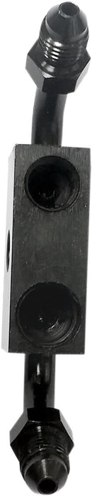 Front Brake Line Router Black / Zinc For Harley Davidson FXDB 1584 2012-2013