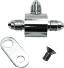 Brake Line T-Block Fitting Chrome