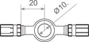 Banjo Varioflex Fitting Titanium