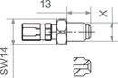 Varioflex Fitting Silver | 17420537