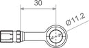Banjo Varioflex Fitting Black