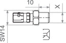 Varioflex Fitting Black | 17420548