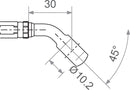 Banjo Varioflex Fitting Silver | 17420623