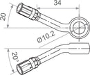 Banjo Varioflex Fitting Black | 17420631