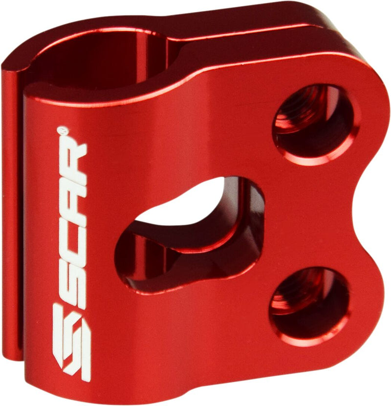Brakeline Clamp Red For Kawasaki KLX 125 2010-2015