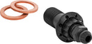 Bolt Banjo Bleeder 10Mm Black 12-Pt Frt Caliper Touring