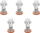 Bolt Banjo 5-Pk 12 Point M10X1.0 Polished F/R Mc Touring