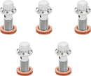 Bolt Banjo 5Pk M10X1.25 Polished 12Pt Single F/R Mc Softail